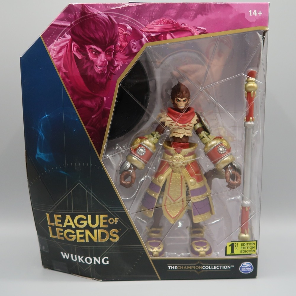 League Of Legends Wukong 6" Champion Collection Wukong 1st Edition Spin Master
